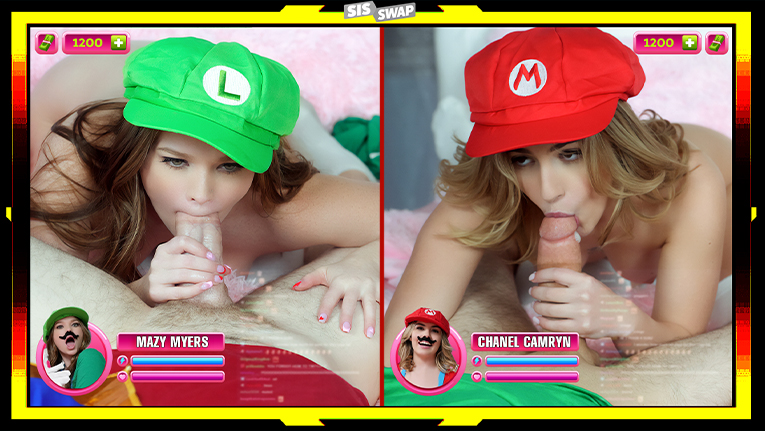 Sis Swap / TeamSkeet  / Chanel Camryn, Mazy Myers, Anthony Pierce, Nick Strokes / Doing It for the Views / 26.03.2023